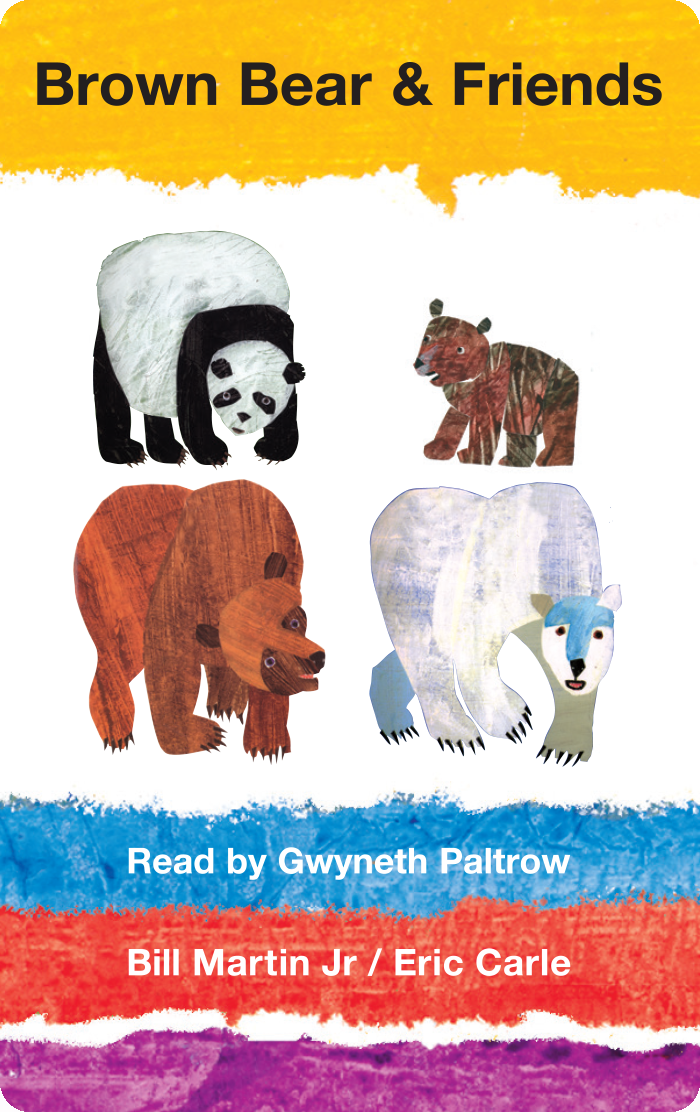 Yoto Card: Eric Carle's Brown Bear & Friends Collection | English and Spanish | Ages 1 to 5
