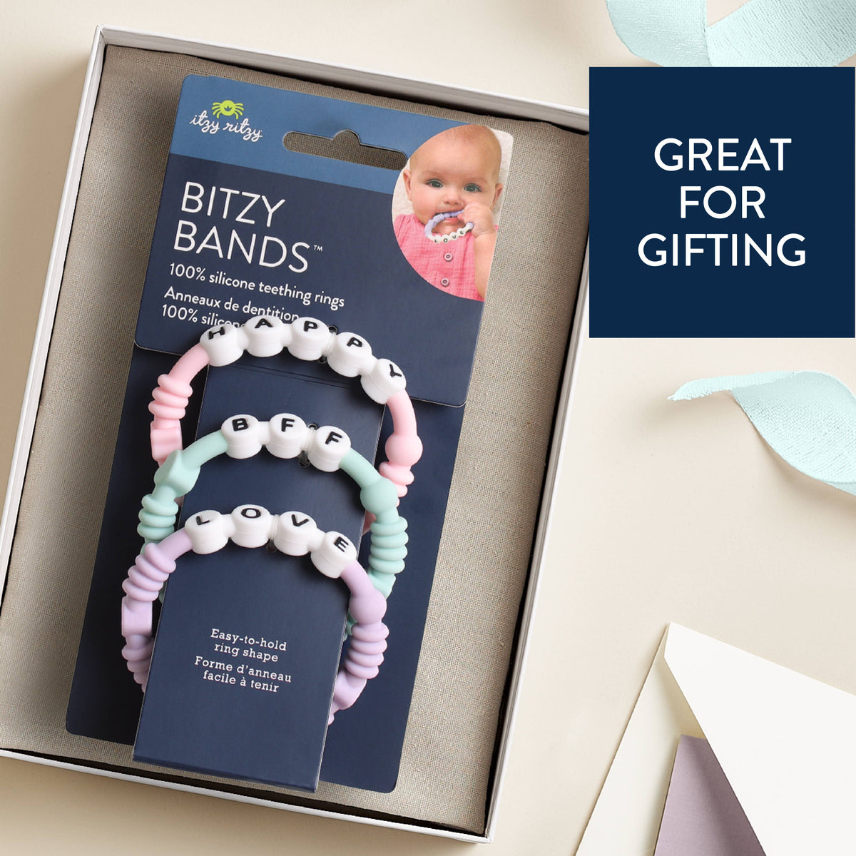 Itzy Ritzy - Bitzy Bands Silicone Teething Ring