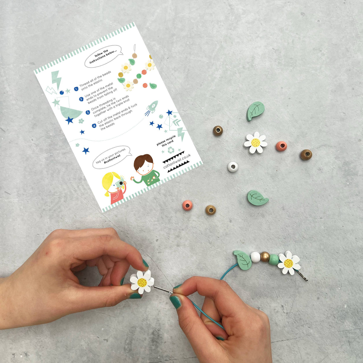Cotton Twist: Make Your Own Daisy Chain Bracelet