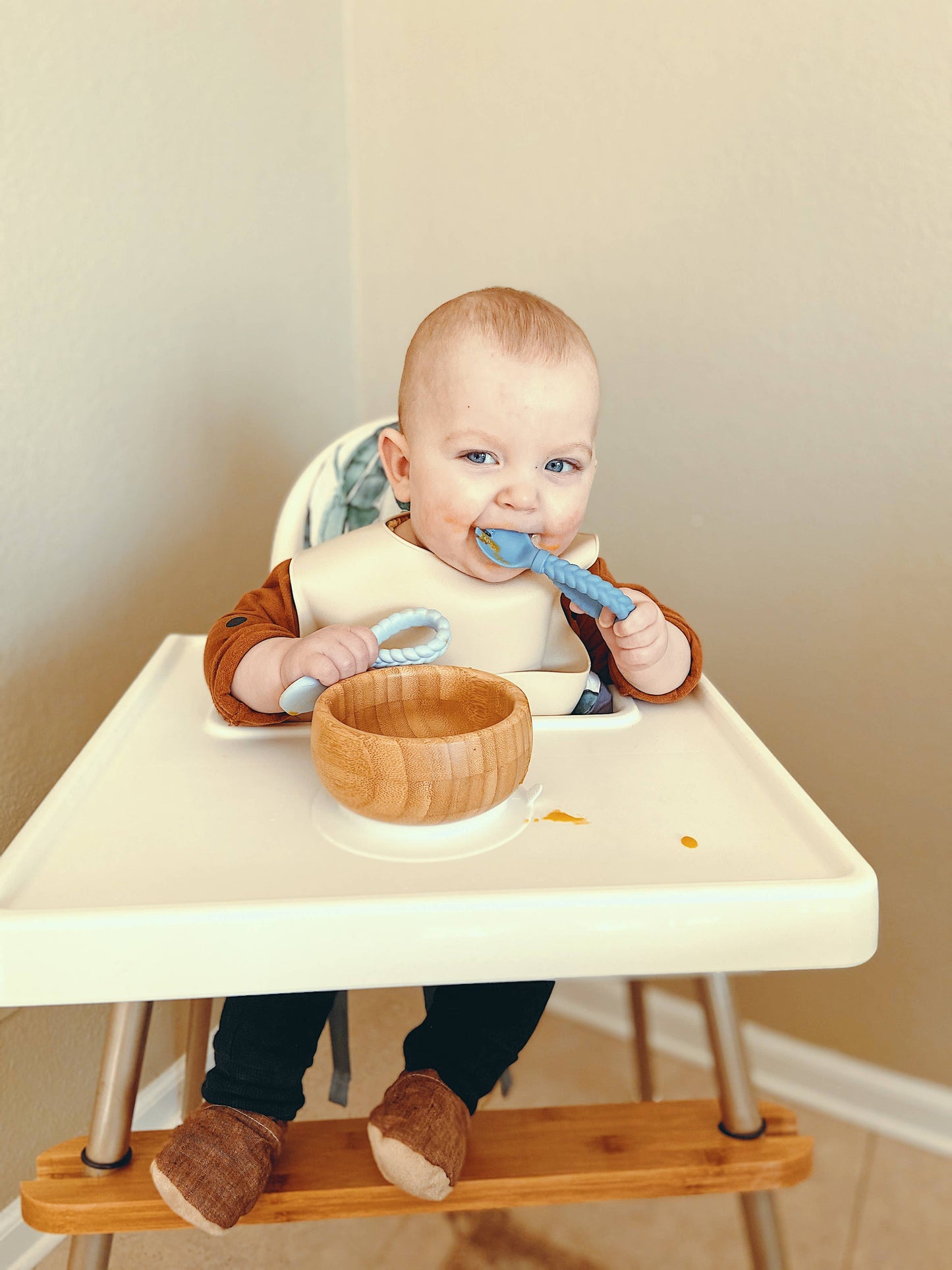 Itzy Ritzy - Sweetie Spoons Spoon + Fork Set: Blue