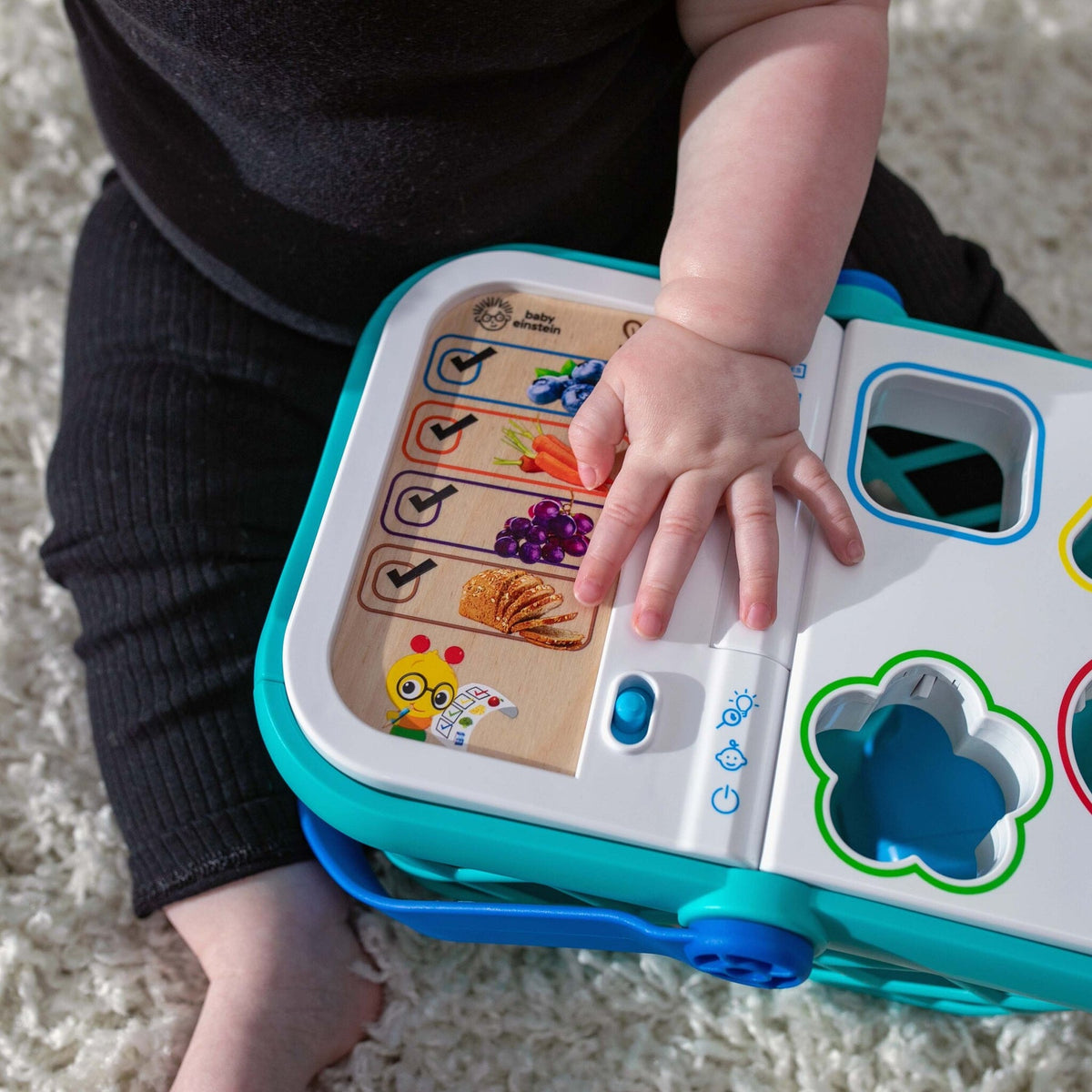 Baby Einstein HAPE Magic Touch Shopping Basket Pretend to Shop Toy