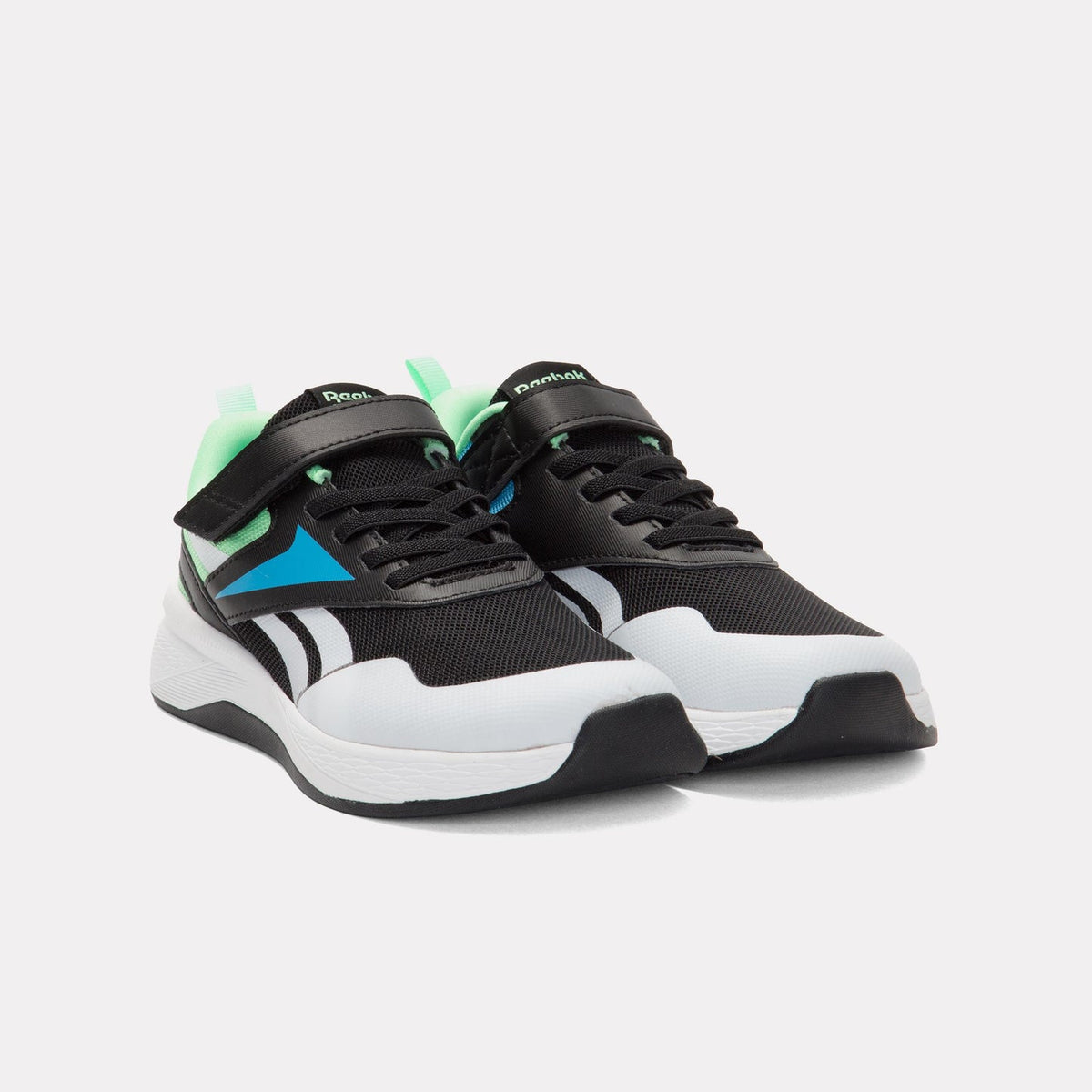 Reebok - Nano Play Stretch Lace & Top Strap - Black/Green Glow/Future Cyan