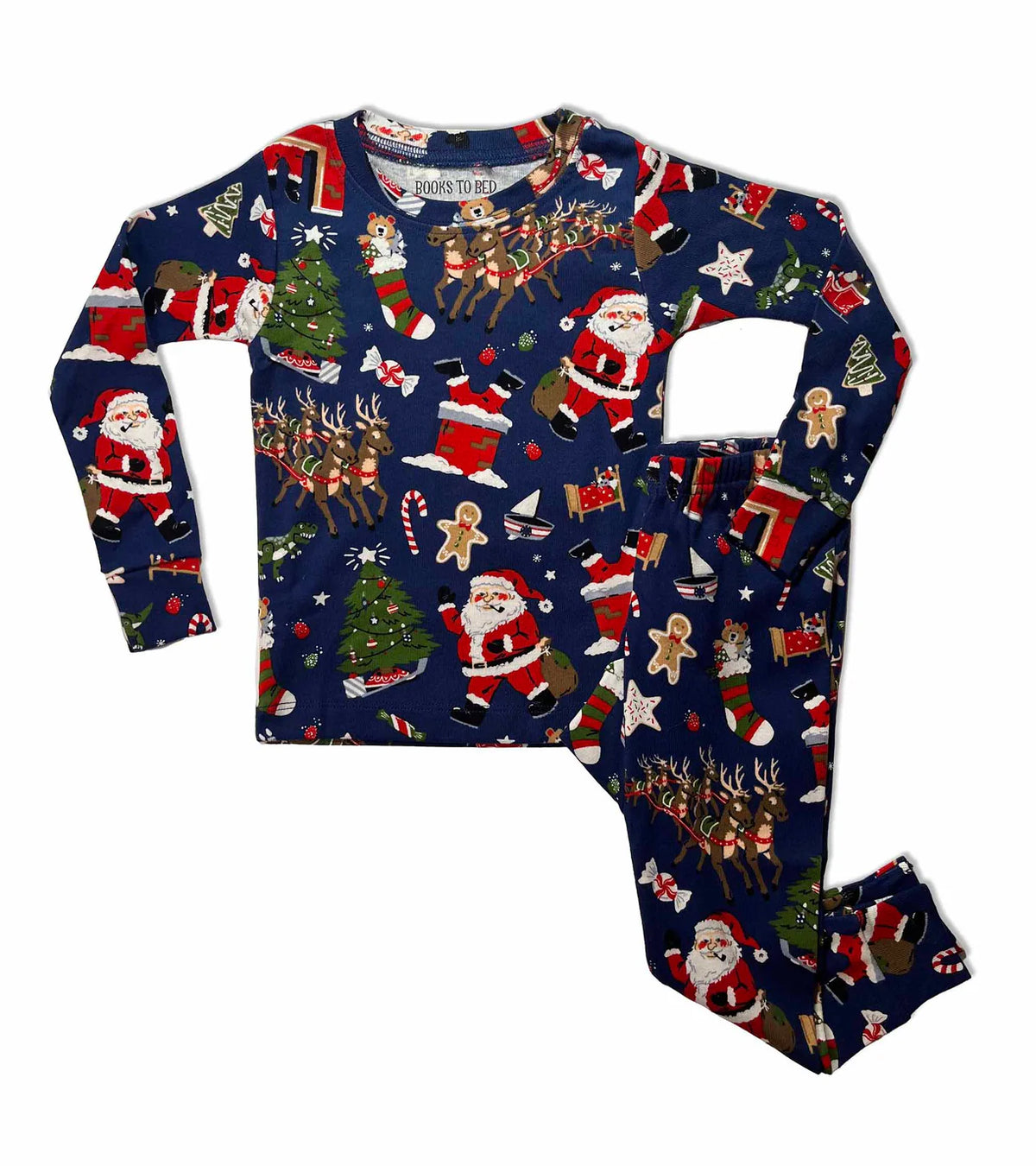 Books to Bed - 'Twas the Night Before Christmas - Navy PJ Set