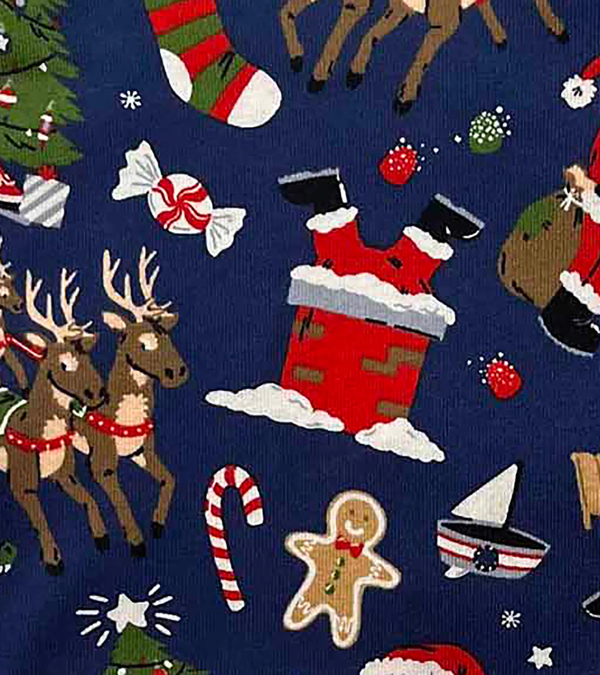 Books to Bed - 'Twas the Night Before Christmas - Navy PJ Set