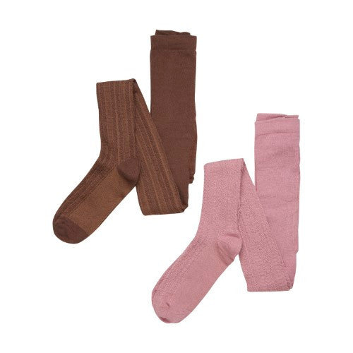 Minymo Stockings with Pattern (2-pack)