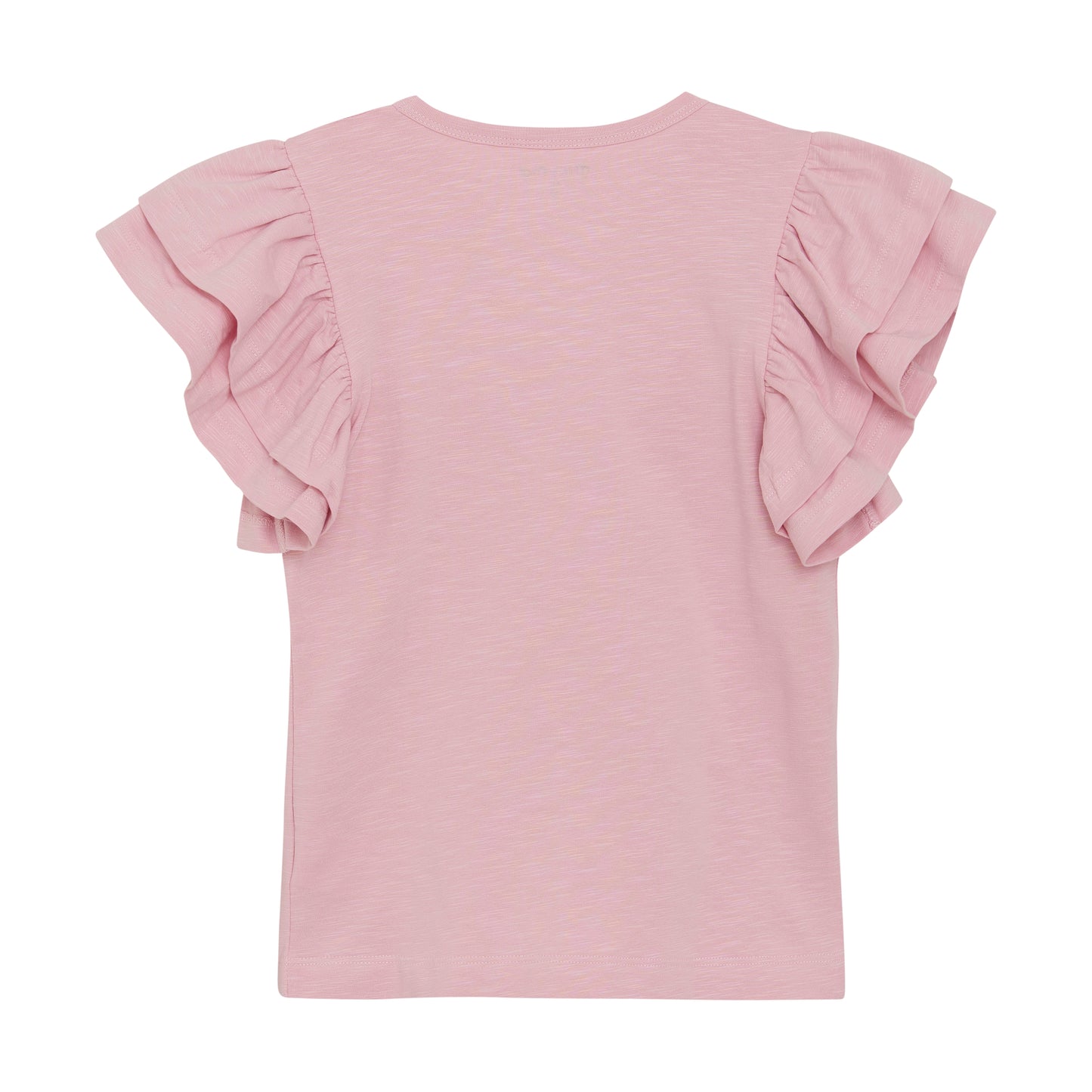 Short Ruffle Sleeve Cherry Blouse - 5 Years