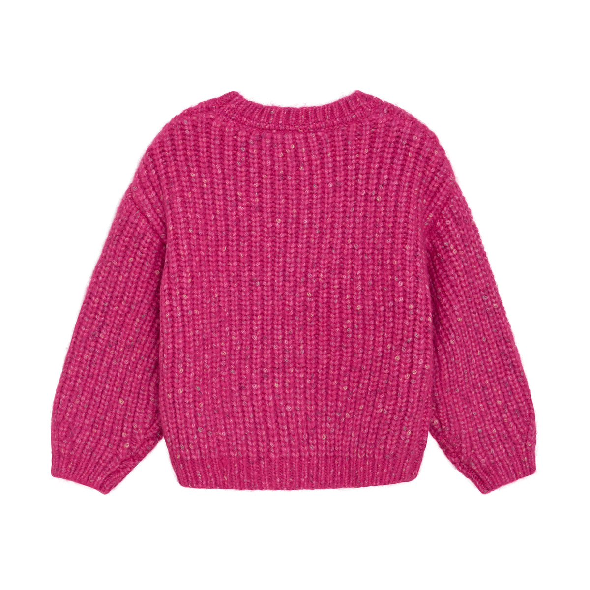 Minymo - Fuschia Fedora Knit Pullover Sweater