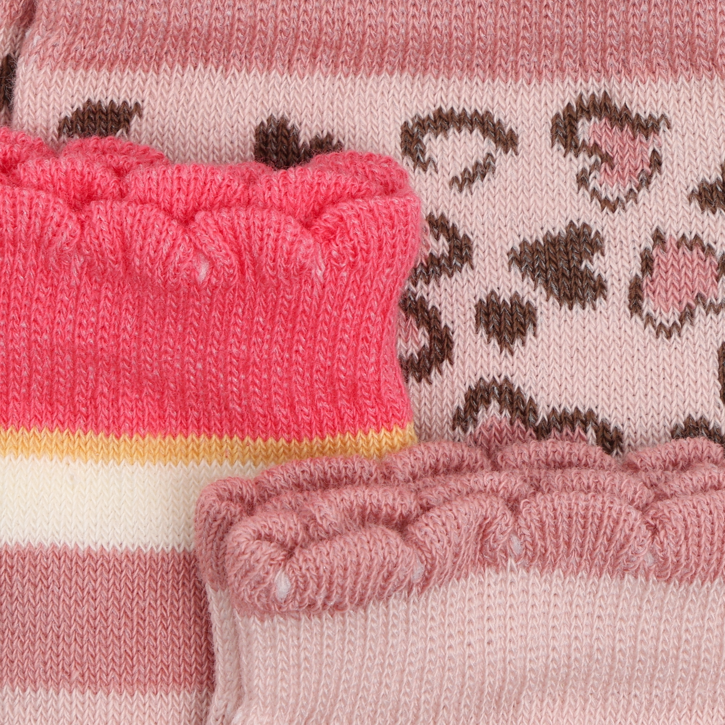 Minymo Shades of Pink Cotton Socks 3 Pack