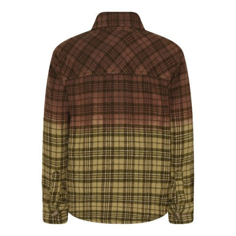 Minymo - Long Sleeve Gradient Check Flannel Shirt
