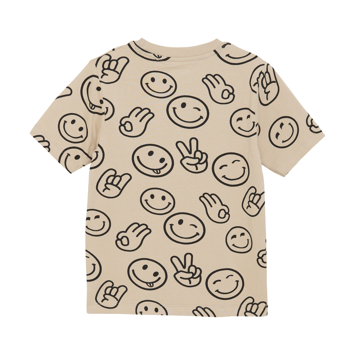 Minymo - Emoji Face Printed T-Shirt