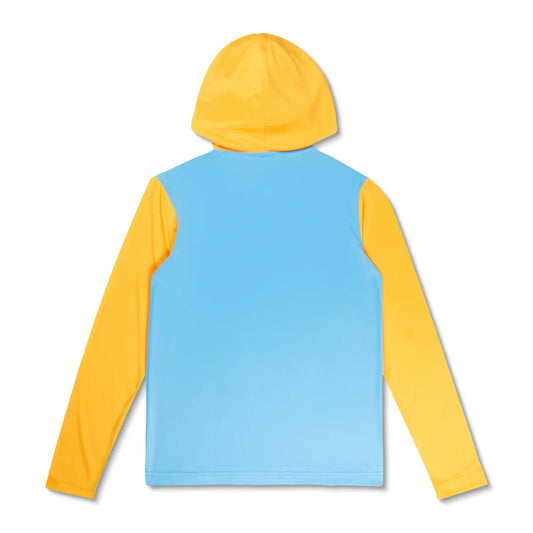 Speedo - Long Sleeve Hooded Swim Shirt Peel Yellow