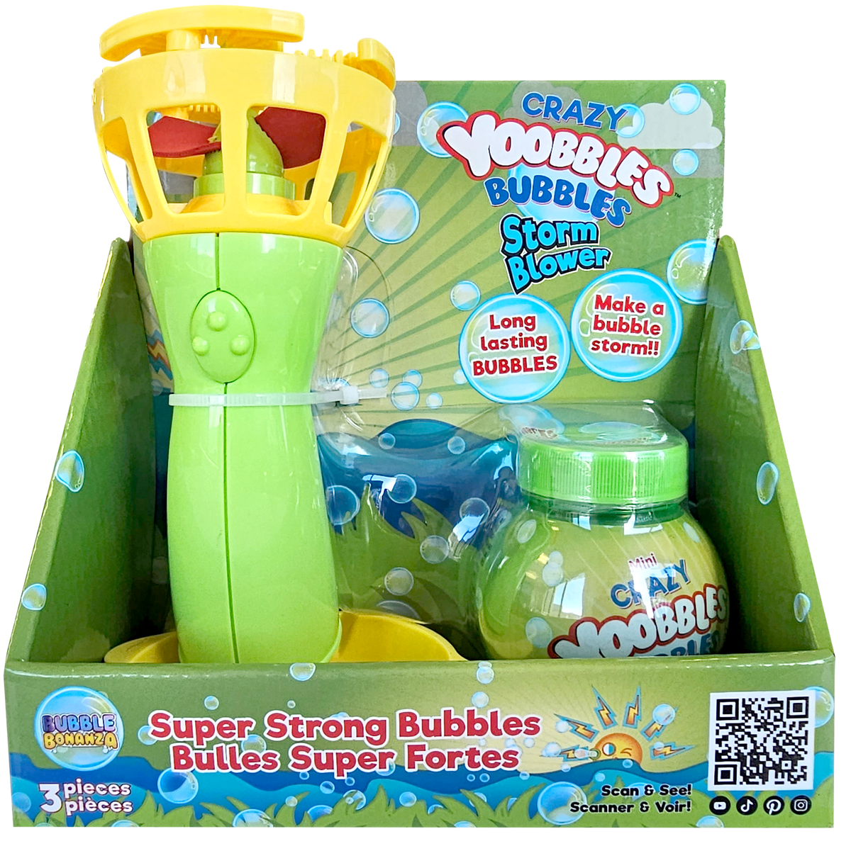 Wishbone Products - Crazy Catchables Bubble Storm with Solution