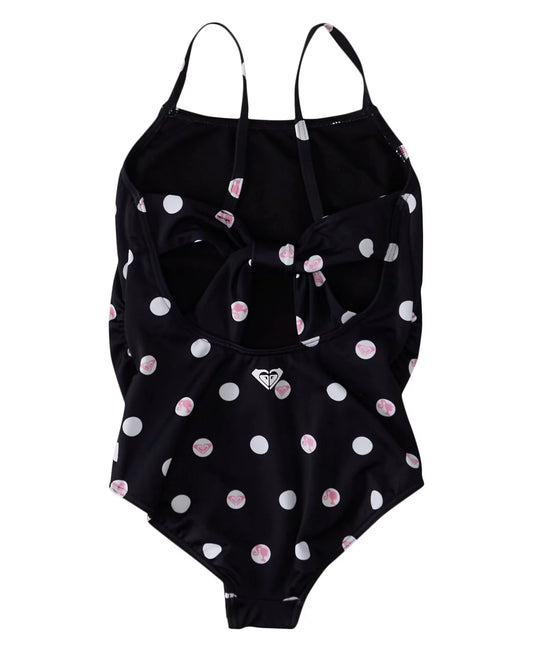 Roxy - Barbie Polka Dot Low Back One Piece Swim Suit - 5Y