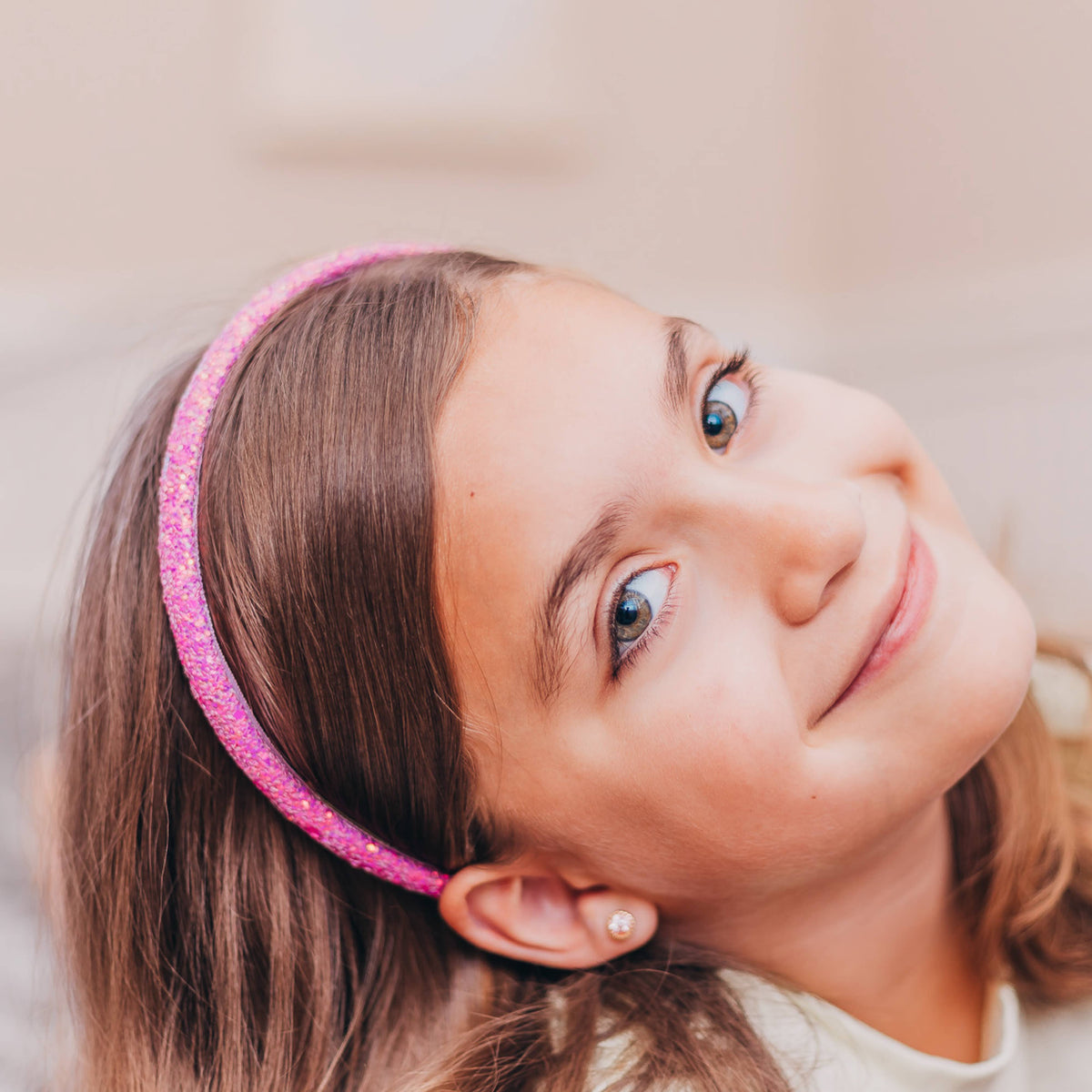 Frog Sac Glitter Headband, Thin Hairbands for Kids