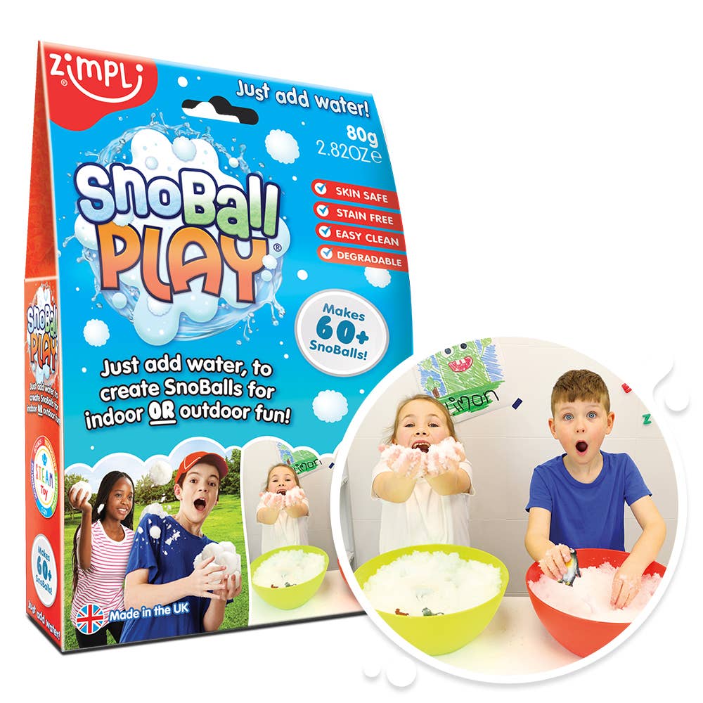 Zimpli Kids - Zimpli Snoball Play 4Pack Diy Sensory Play Snoball