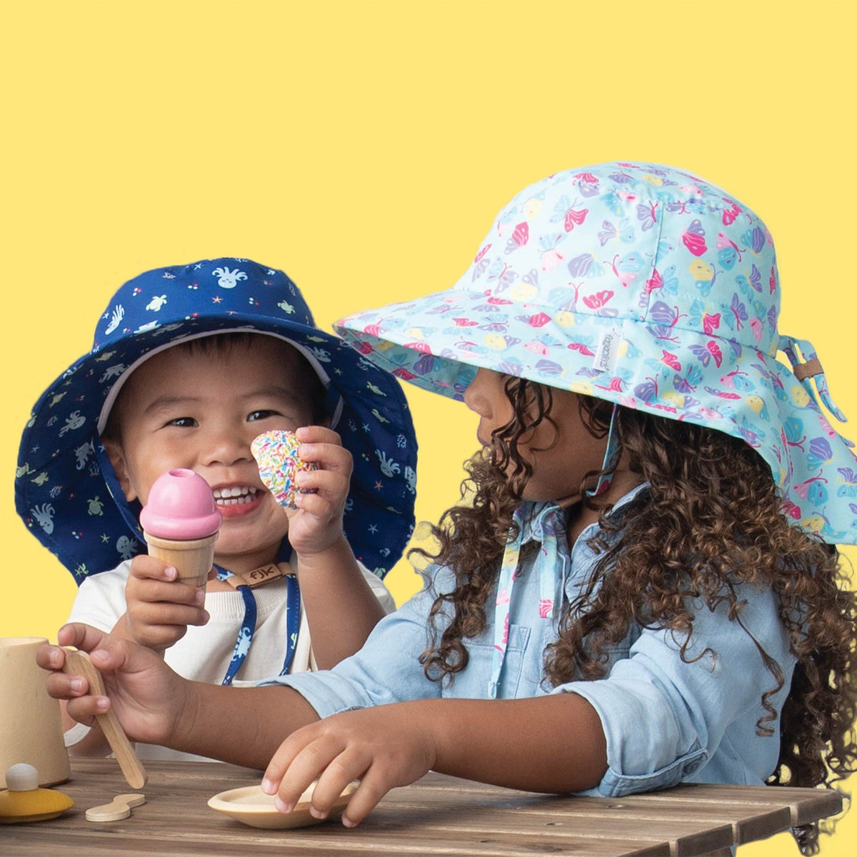 FlapJackKids - Sun Hat with Neck Cape