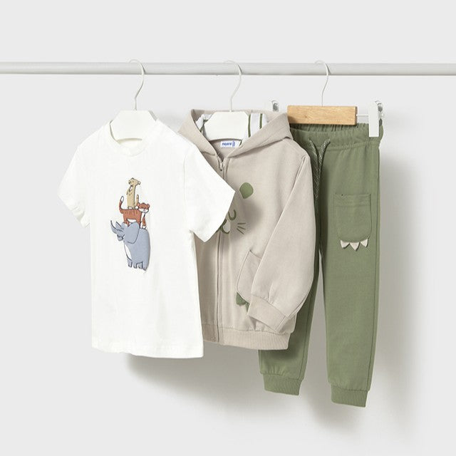Mayoral Tracksuit Safari 3 Piece Set Baby