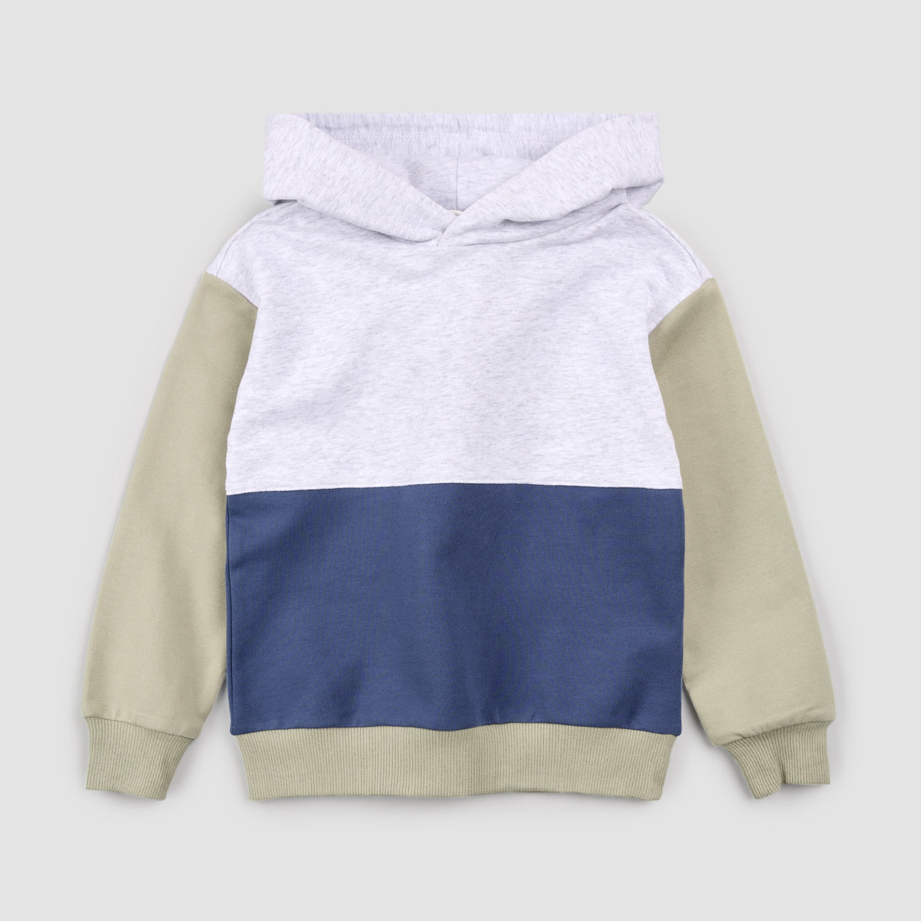 Miles The Label - Blue Color Block Hoodie