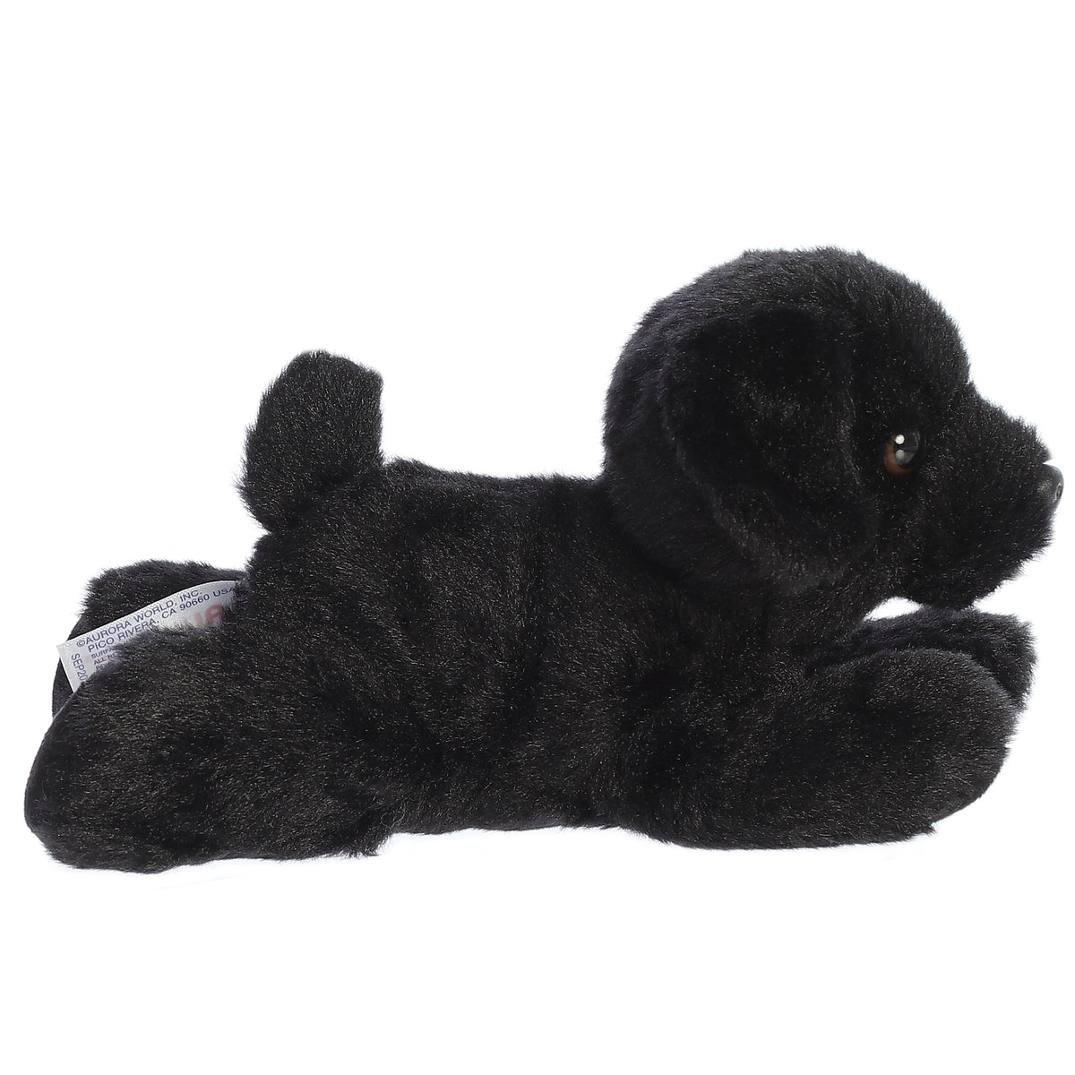 Aurora Mini Flopsie 8" Blackie Labrador Dog Plush