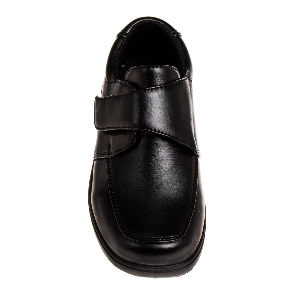 French Toast Boys Black Hook and Loop School Shoes (Little Kid)