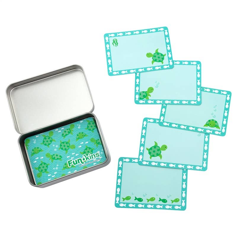 My Funkins - Lunchbox Note Cards for Kids - Sea Turtles
