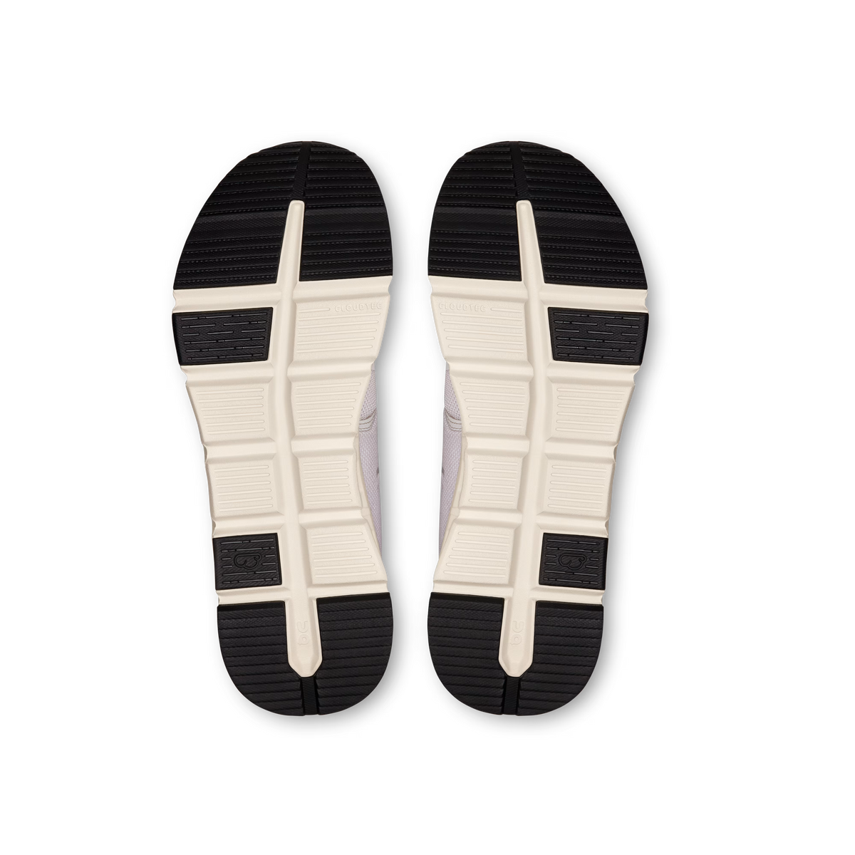 On Cloud Sky Youth Running Shoe White | Ivory – Back View