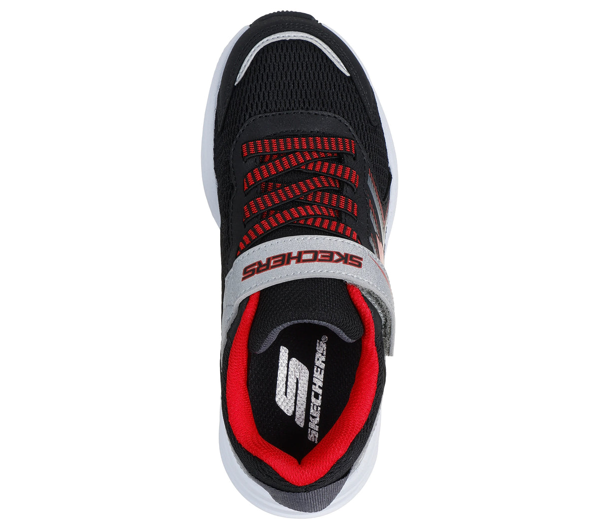 Skechers Microspec Tread Sneakers Black Red