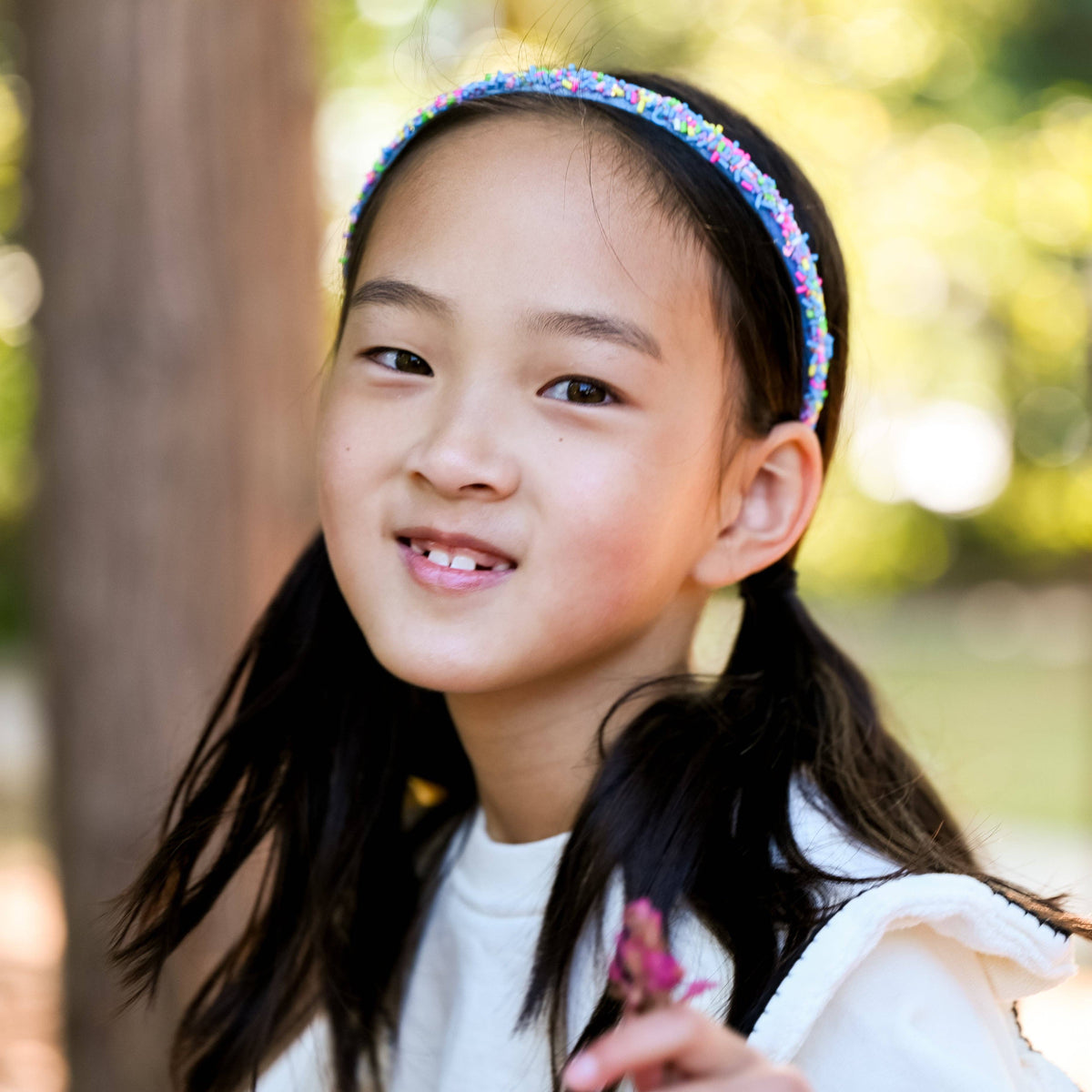 Frog Sac Thin Sprinkle Headband, Non-Slip Hair Accessories for Kids