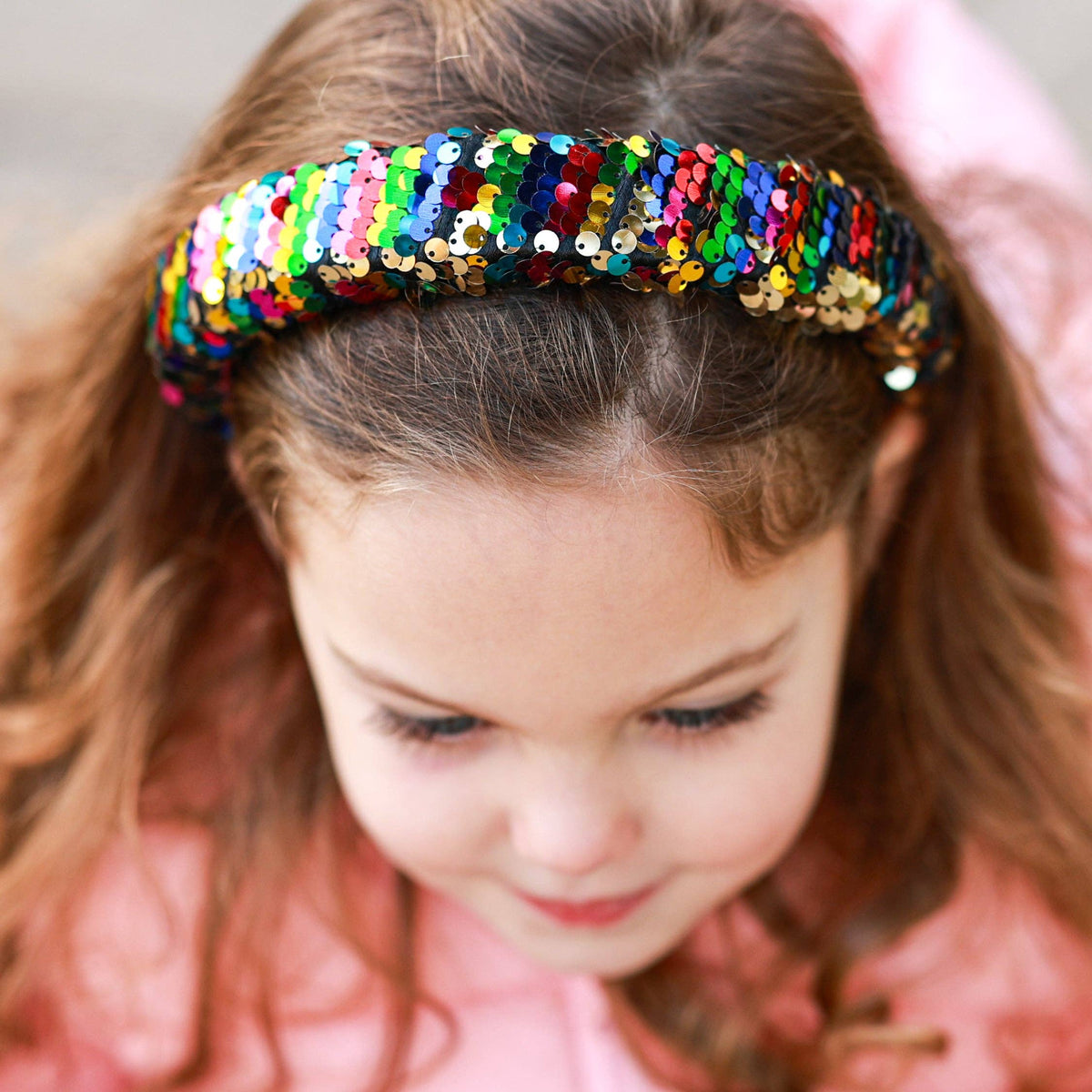 Frog Sac Reversible Sequin Headband, Kids Padded Hair Band