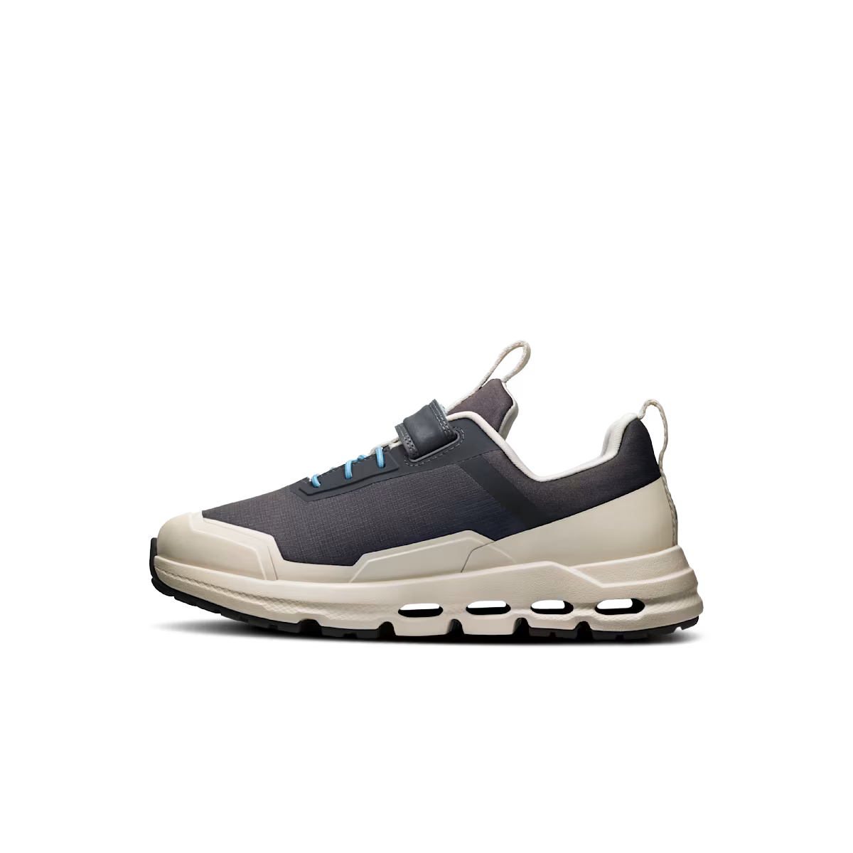 On Cloudhero Kids Waterproof Shoe Eclipse | Pearl – Back View
