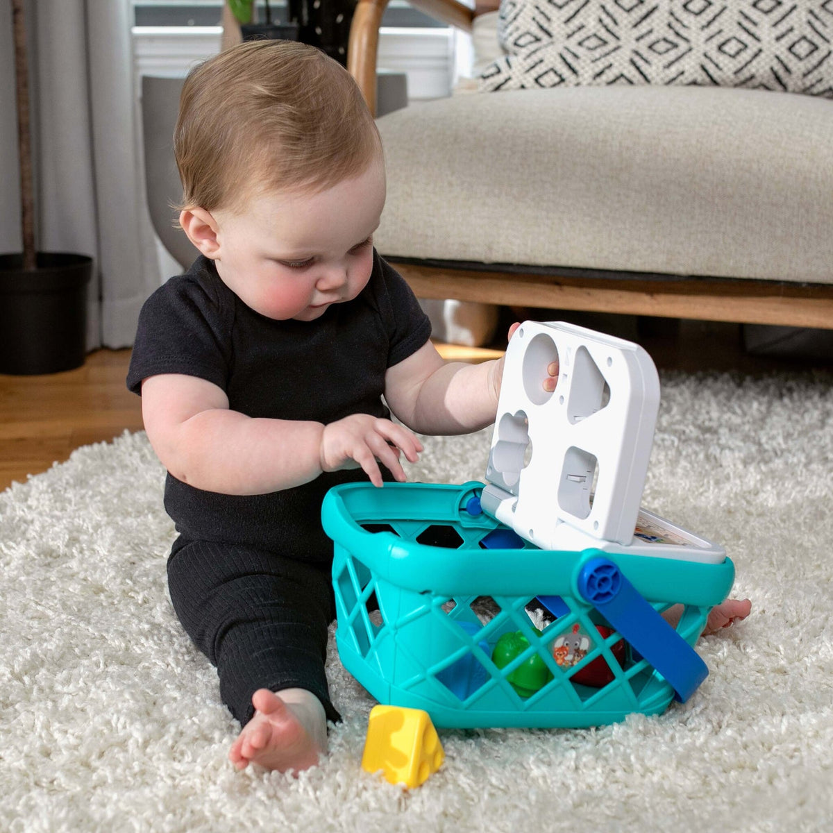 Baby Einstein HAPE Magic Touch Shopping Basket Pretend to Shop Toy