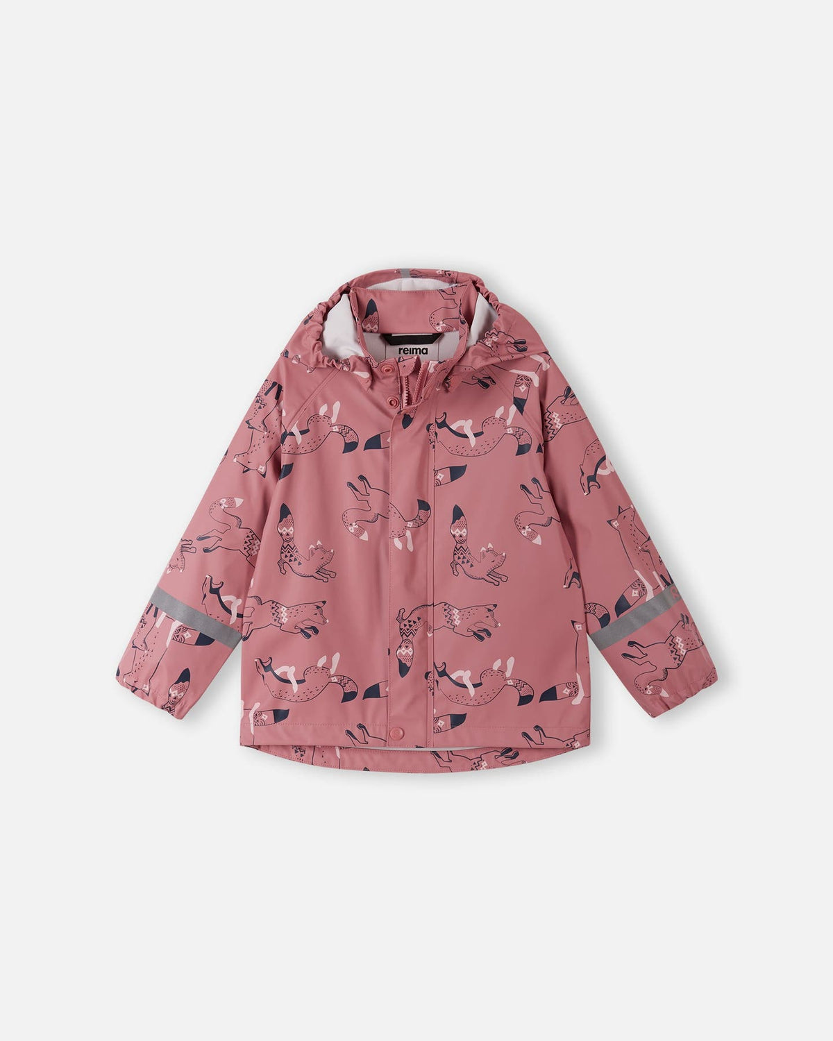 Reima Waterproof Rain Jacket Vesi Rose Blush (Fox) by REIMA