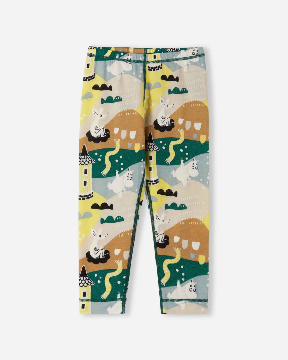 Reima Wool & Bamboo Thermal Set, Moomin Trivsam, Deeper Green – Additional View 3