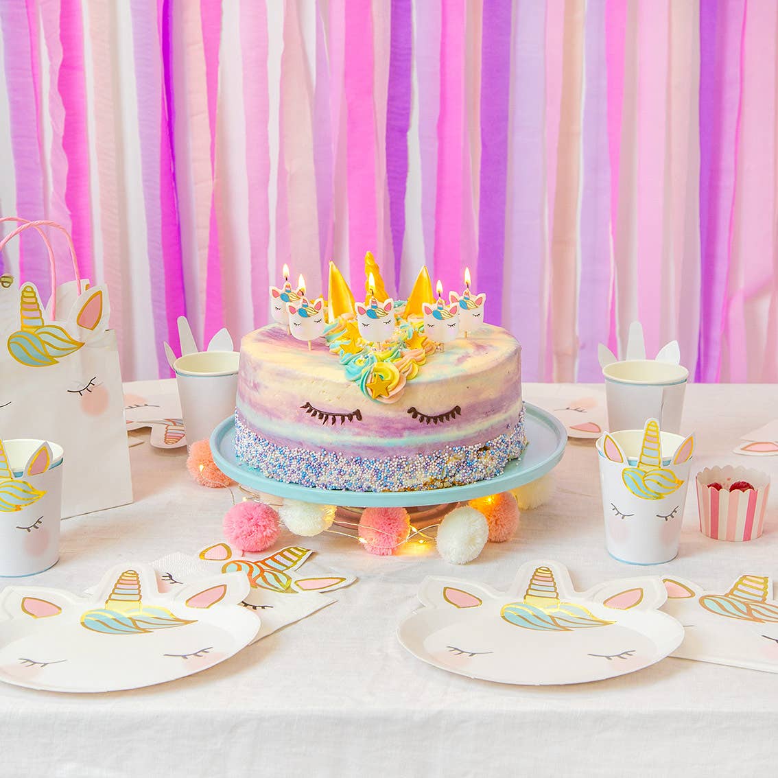 Talking Tables USA - Unicorn Party Bags | 6 Pack | Kids Birthday Party |