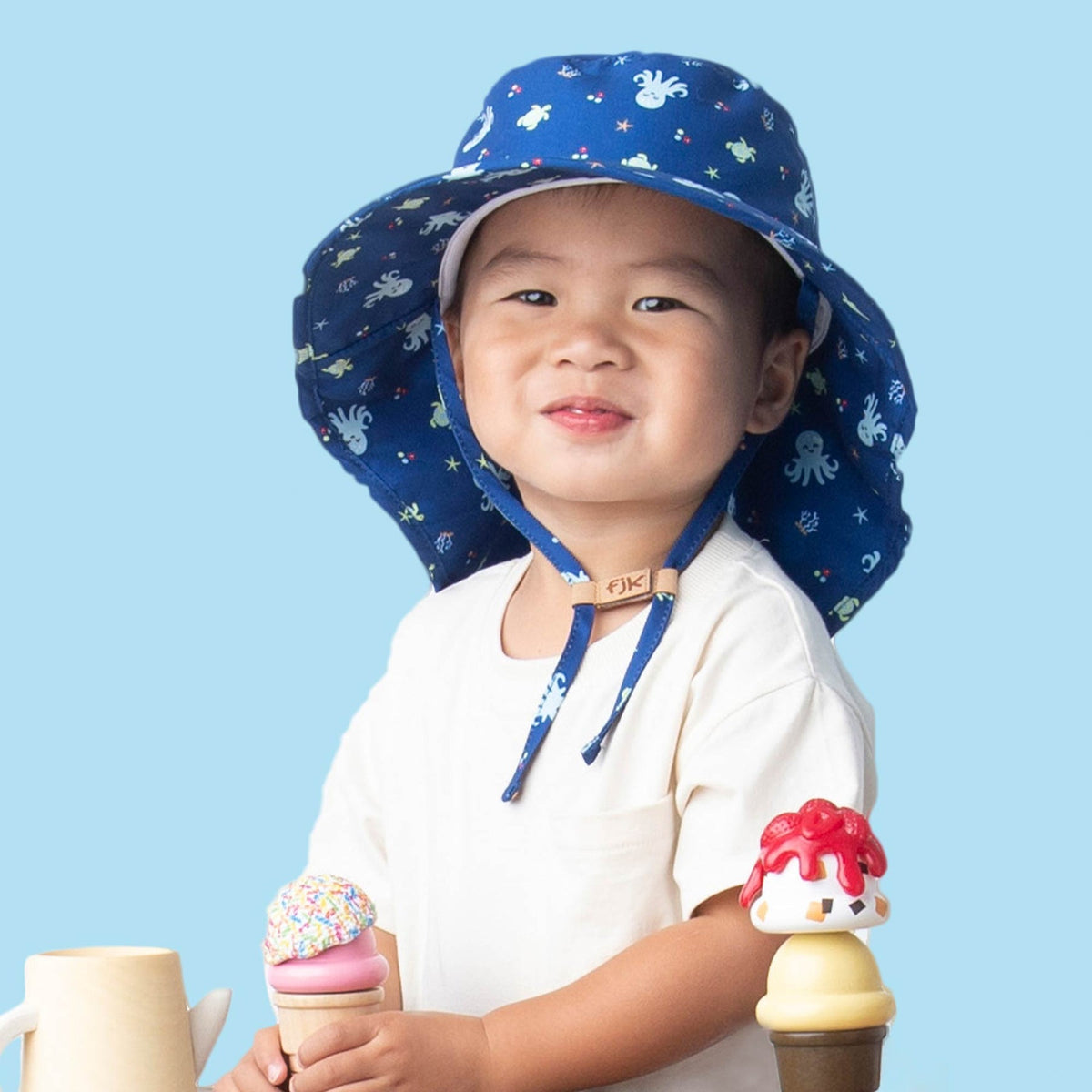 FlapJackKids - Sun Hat with Neck Cape