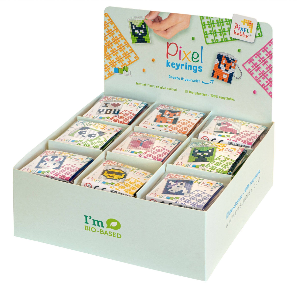 Pixelhobby - Medallion Keyring Starter Set - Cat