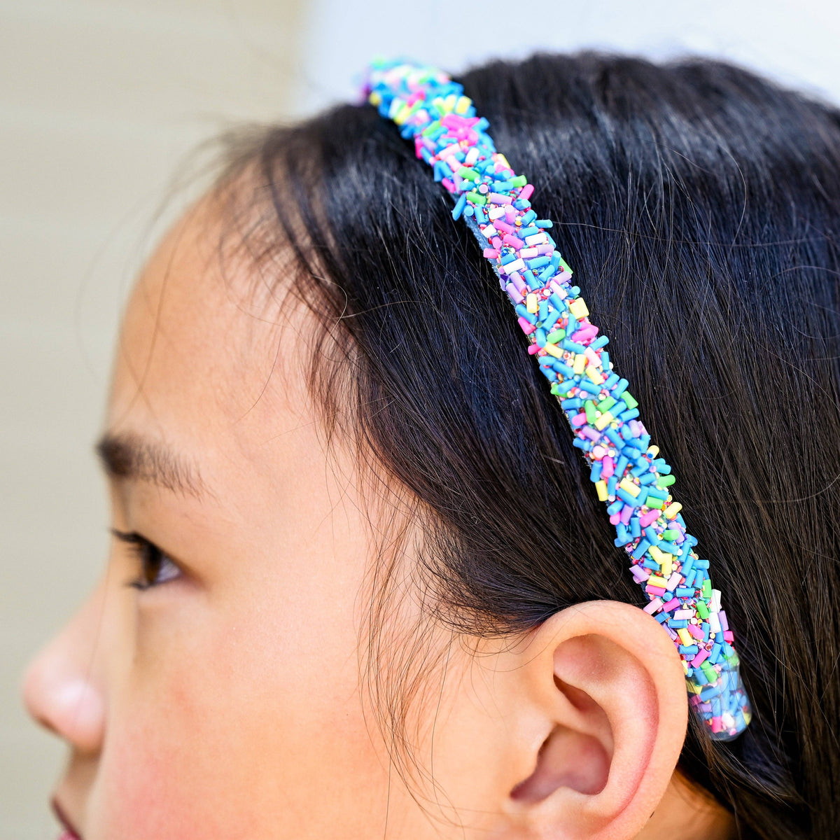 Frog Sac Thin Sprinkle Headband, Non-Slip Hair Accessories for Kids