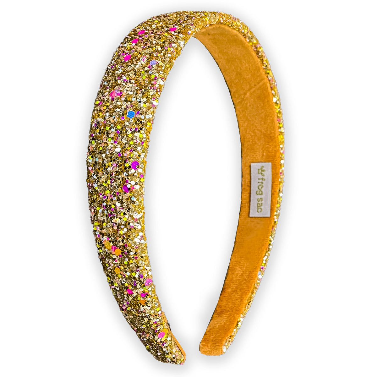 Frog Sac Tapered Chunky Glitter Headband