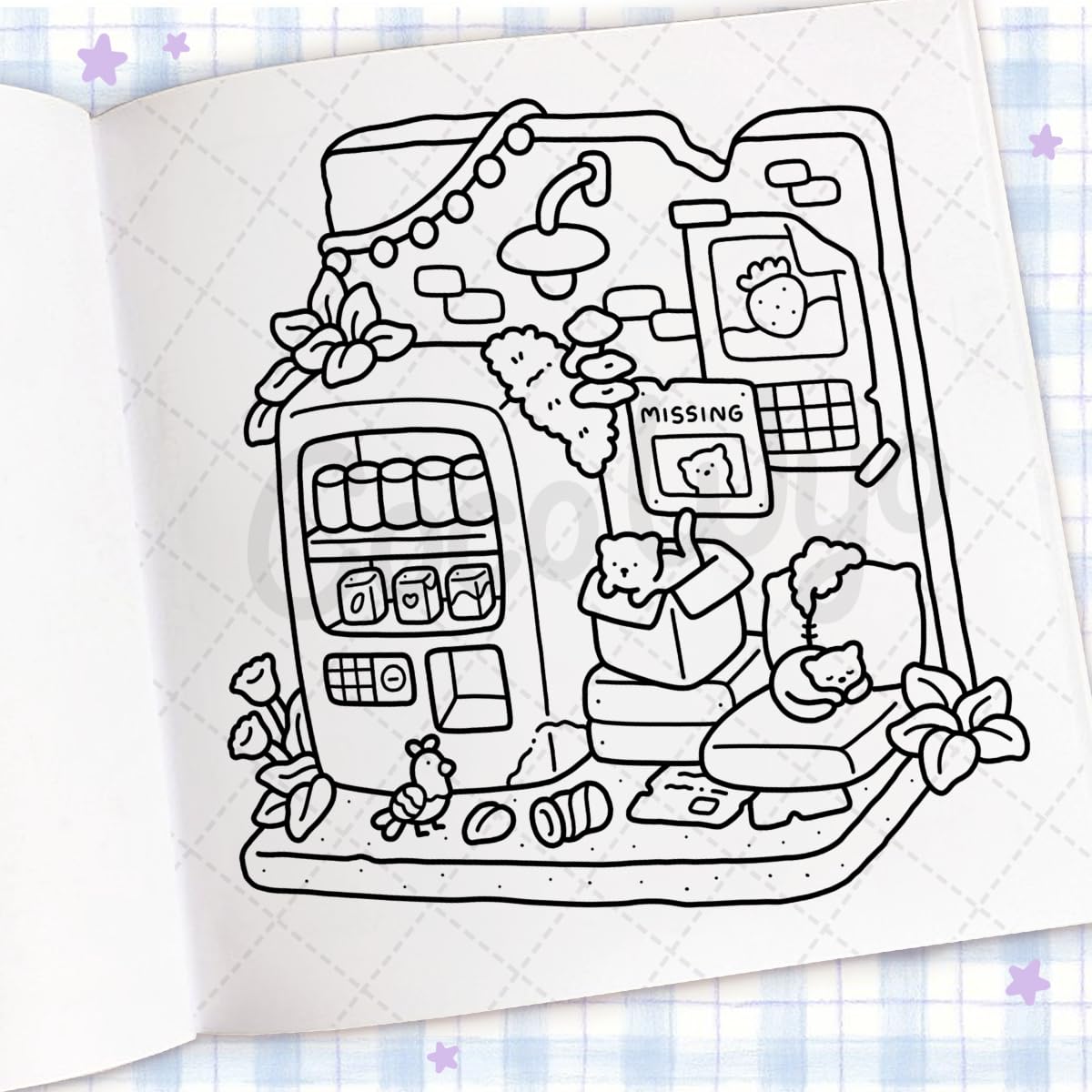 Cozy Corner: Coloring Book by Coco Wyo