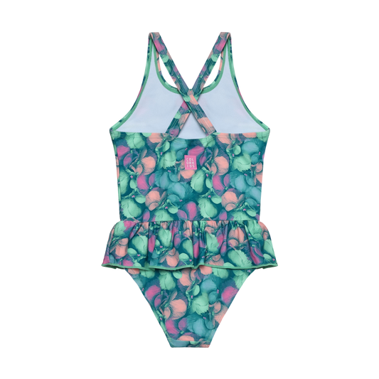 Color Kids Girl's Swimsuit with Skirt 1 pc