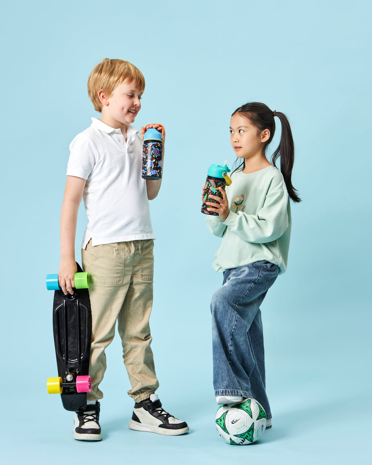 Inkaara Designs Kids Water Bottle, 12oz