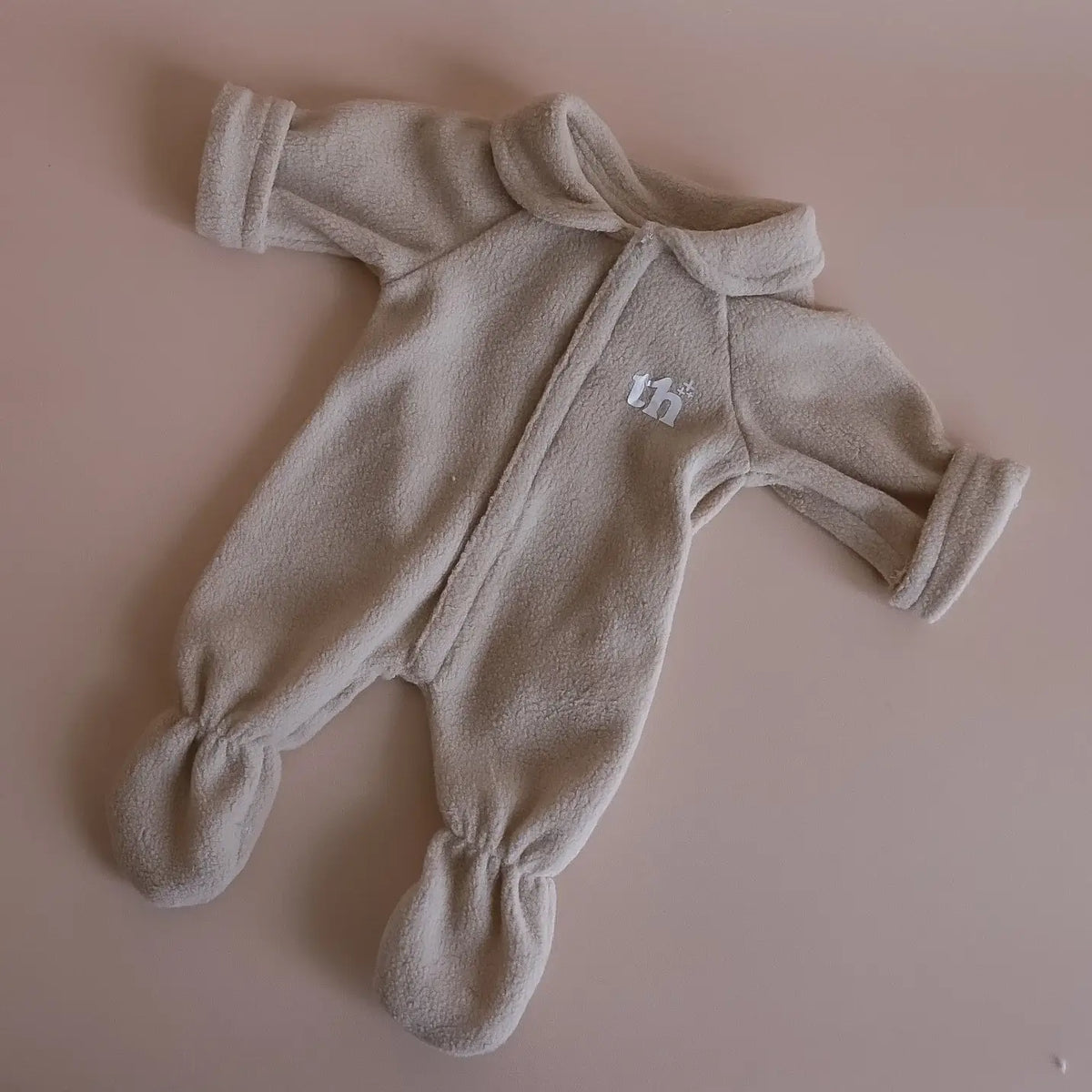Tiny Harlow Doll Onesie - Taupe