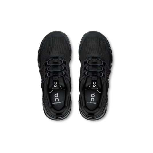On Cloudswift Kids Sneaker - All Black
