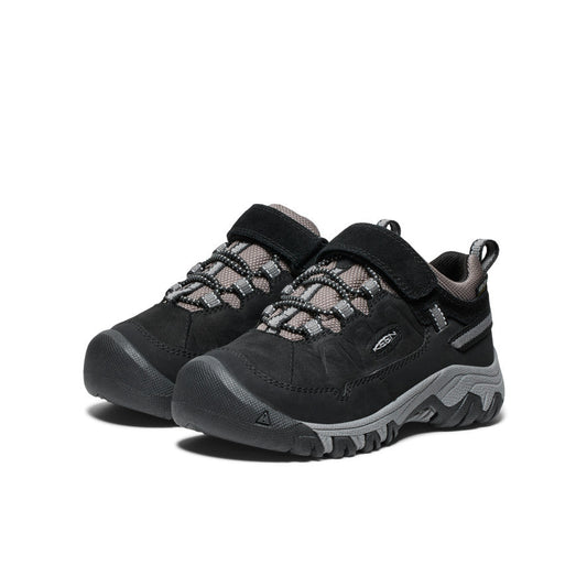 Keen - Targhee IV Waterproof Hiking Shoe - Little Kids - Black/Steel Grey