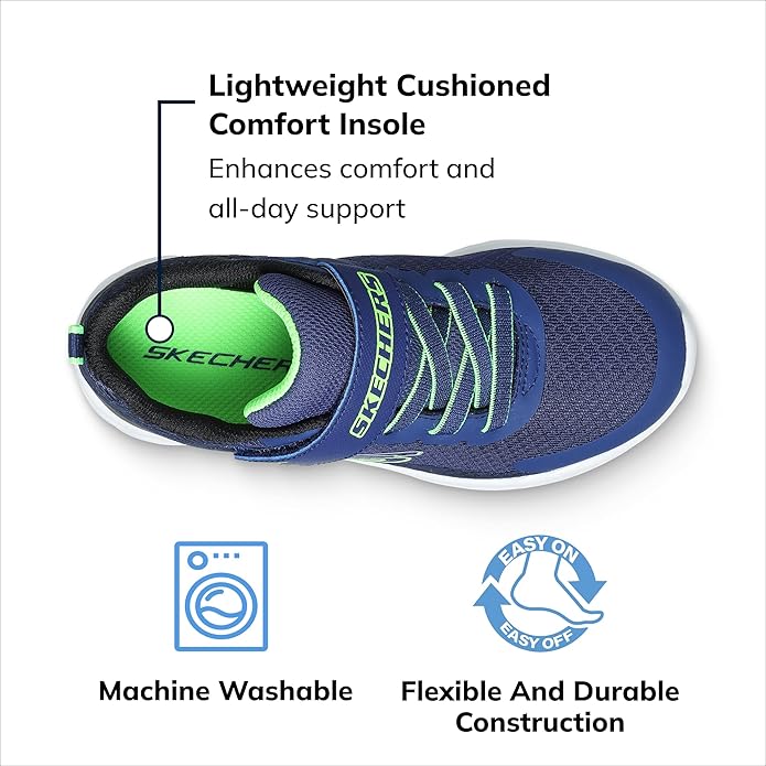 Skechers - Microspec II Zovrix Machine Washable Sneaker