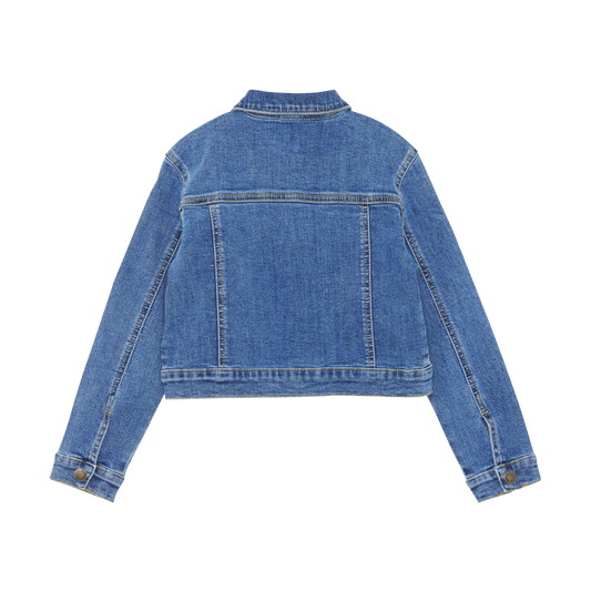 Creamie Jacket Denim Rhinestones