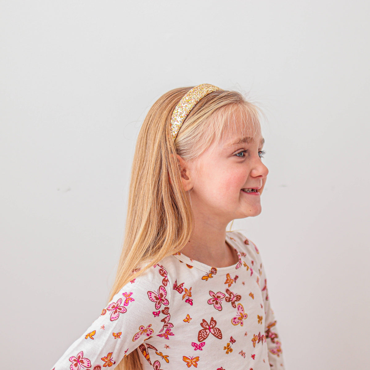Frog Sac Tapered Chunky Glitter Headband