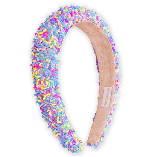 Frog Sac - Padded Sprinkles Headband - Confetti Hair Band