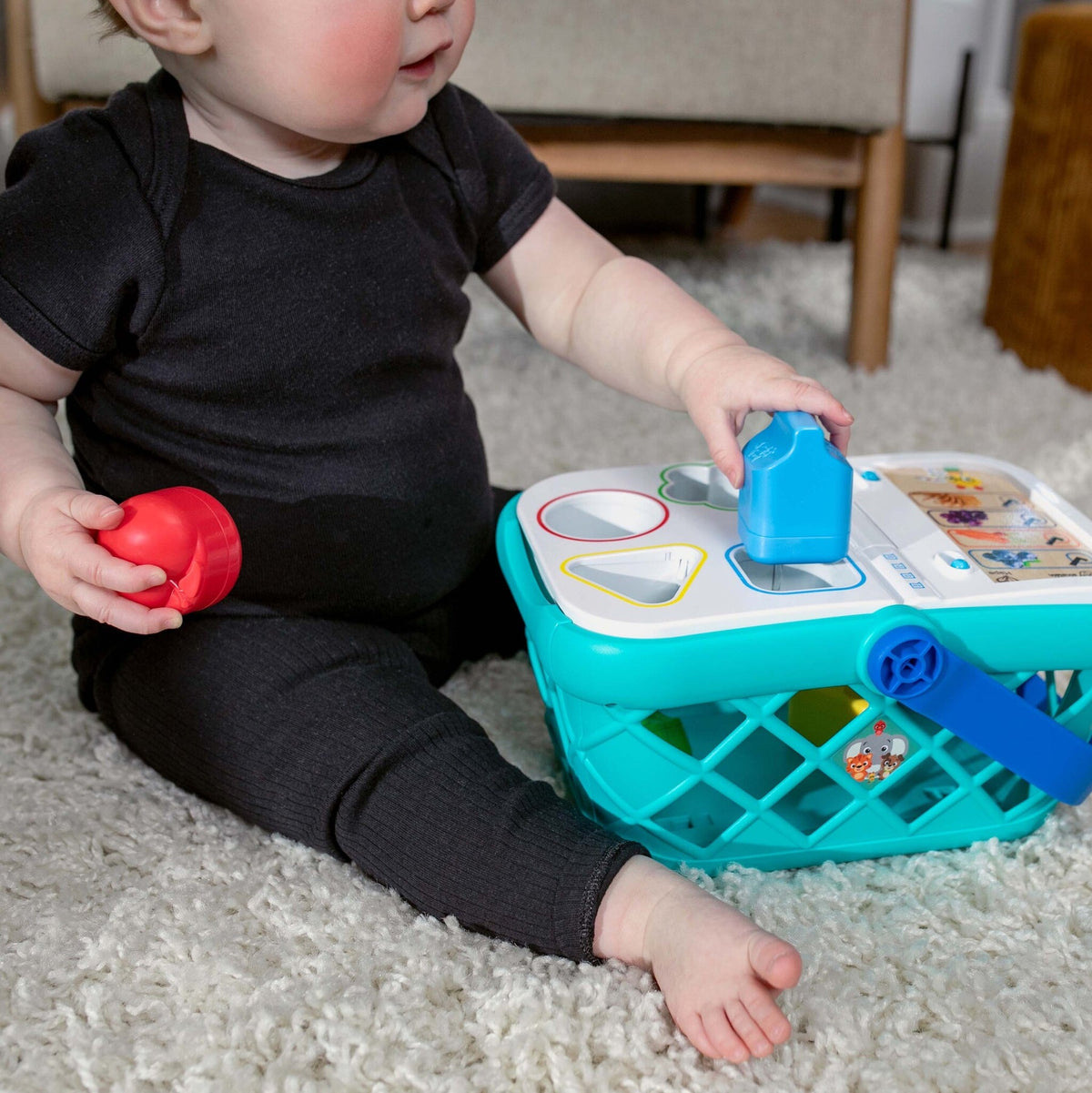 Baby Einstein HAPE Magic Touch Shopping Basket Pretend to Shop Toy