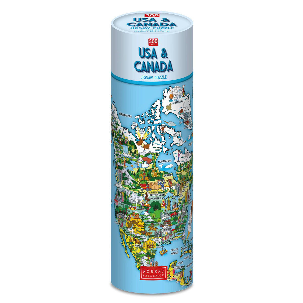 Robert Frederick - 500 Piece Jigsaw In A Tube - Usa & Canada